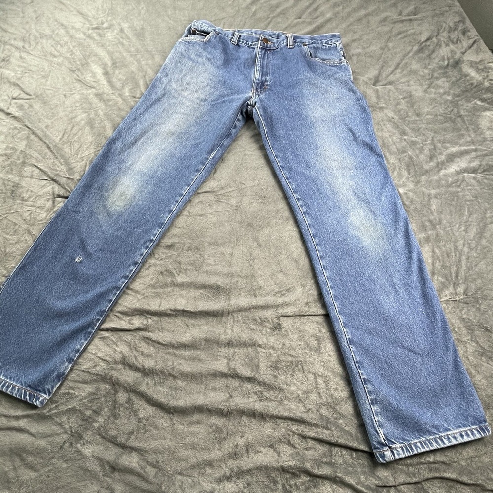 Reed Double Knot Industrial 100% Cotton Jeans Men's Work Uniform Relaxed 38 x 34